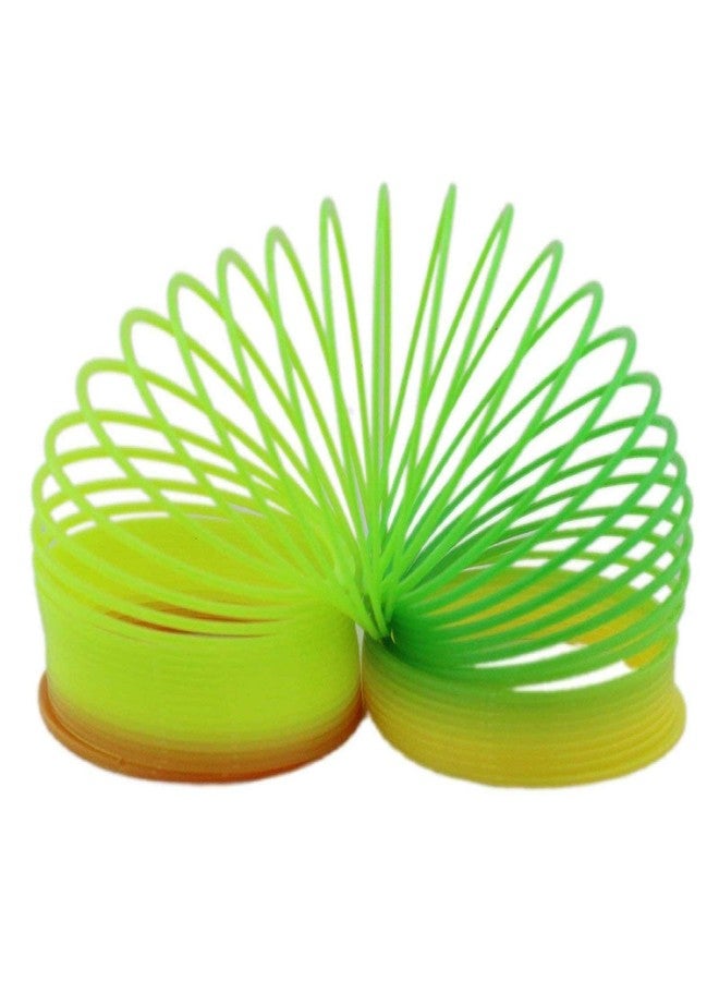 Shivsoft Magic Spring Rainbow Bouncy Expandable Slinky Toys (Multicolor)- Pack Of 2, Kid - Image 4